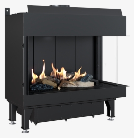 Gas Fireplace Leo 70 Right For Natural Gas - Chimenea A Gas Natural, HD Png Download, Free Download
