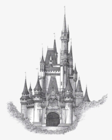 Disney Castle Drawing, HD Png Download, Free Download