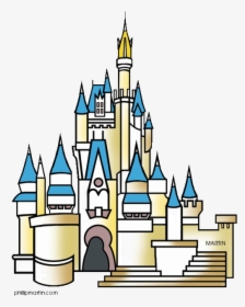 Cinderella Castle House Clipart Disney World Transparent - Disney Castle Clipart, HD Png Download, Free Download