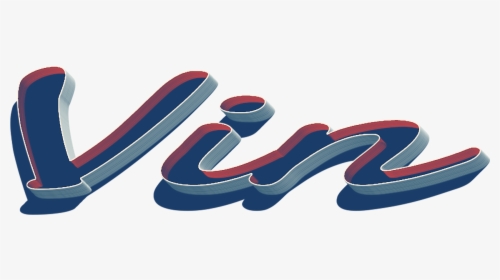 Vin 3d Letter Png Name - Graphic Design, Transparent Png, Free Download