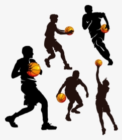 Basketball Sport Clip Art - Silhouette Transparent Basketball Png, Png Download, Free Download