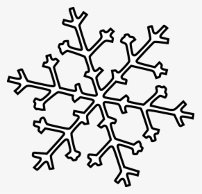 Fall, White, Winter, Christmas, Snow, Snowflake, Cold - Clipart Snowflake Outline, HD Png Download, Free Download