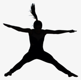 Jumping Girl Silhouette Clip Arts - Jumping Jack Silhouette Png, Transparent Png, Free Download