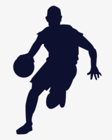 Transparent Basketball Player Silhouette Png - Boy Playing Basketball Silhouette, Png Download, Free Download