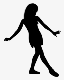 Silhouette, Girl, Woman, Young, Teenager, Dance - Dance Girl Silhouette, HD Png Download, Free Download