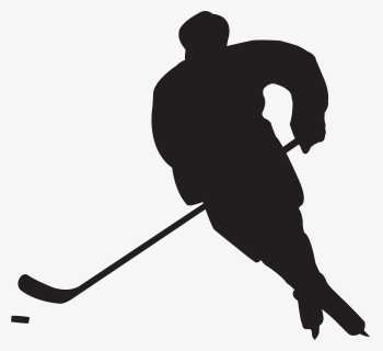 Hockey Player Silhouette Png Clip Art - Hockey Player Silhouette Png, Transparent Png, Free Download