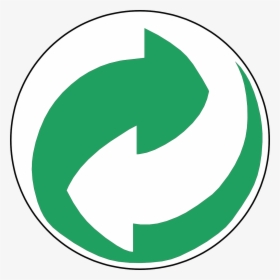 Recycling Symbol Green Clip Art - Green And White Arrow Symbol, HD Png Download, Free Download