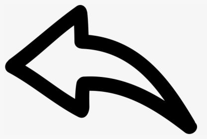 Drawn Arrow Symbol - Transparent Back Arrow Png, Png Download, Free Download