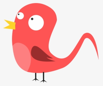 Red Birds Clipart - Cartoon Bird Vector Png, Transparent Png, Free Download
