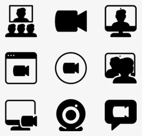 Video Conference - Video Conference Icon, HD Png Download, Free Download