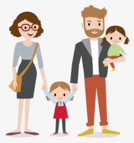 Parents Clipart 3 Person Parents And Kids Clipart- - Parents Png, Transparent Png, Free Download