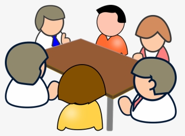 Meeting, Conference, People, Table, Scientists - Meeting Clipart, HD Png Download, Free Download