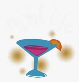 Martini Clipart Nightlife - Classic Cocktail, HD Png Download, Free Download