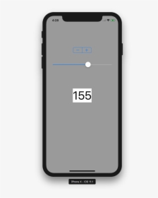 The App Created For Testing The Home Indicator - Iphone X Home Indicator Vector, HD Png Download, Free Download
