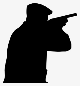 Silueta, La Caza, Arma, Escopeta, Icono, Aislados - Fusil De Chasse Silhouette, HD Png Download, Free Download