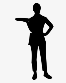 Waitress Stand Order Free Picture - Waitress Silhouette Png, Transparent Png, Free Download