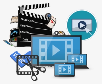 Video Production Video Clip Art, HD Png Download, Free Download
