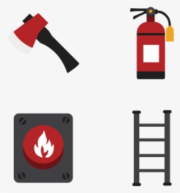 Vector Graphics Image Firefighter Computer Icons Illustration - Materiales Que Usan Los Bomberos, HD Png Download, Free Download