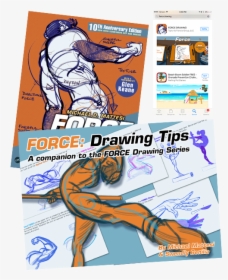 Force Drawing Human Anatomy Michael Mattesi, HD Png Download, Free Download