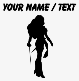 Custom Sexy Musketeer Silhouette Shot Glass - Silhouette, HD Png Download, Free Download