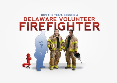 Delaware Volunteer Firefighters - Crew, HD Png Download, Free Download