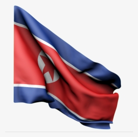 Flag, North Korea, Red, Blue, White, Kim Jong Un, Wave - North Korean Flag Gif Png, Transparent Png, Free Download