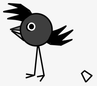 Crow Svg Clip Arts - Cartoon, HD Png Download, Free Download