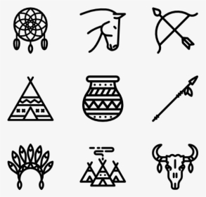 American Indigenous Signals - American Indian Icons, HD Png Download, Free Download