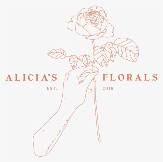 Alicia"s Florals Logo Package Aug2018 Alt Colour2 - Sketch, HD Png Download, Free Download
