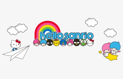 Hello Sanrio - Sanrio Hello Kitty Logo, HD Png Download, Free Download
