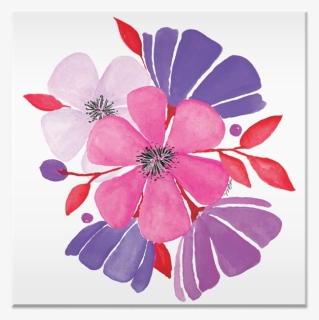 Azulejo Floral Aquarela Rosa De K"s Little Worldna - Gilliflower, HD Png Download, Free Download