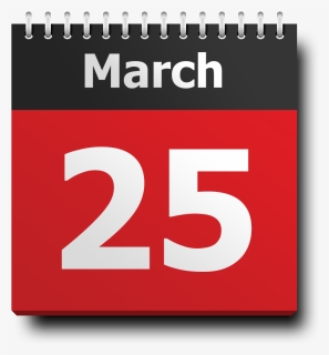 March 25 Calendar Icon - 22 April Png, Transparent Png, Free Download