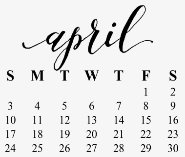 Make A Calendar , Png Download - April Calendar Png, Transparent Png, Free Download