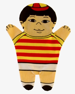 Little Boy Hand Puppet Front - Hand Puppet Boy Clipart, HD Png Download, Free Download