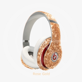 beats earphones rose gold