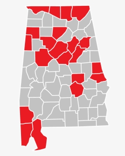 Cov#19 Cases By Counties Of Alabama 03 22 2020 - 2017 Alabama Senate Race, HD Png Download, Free Download