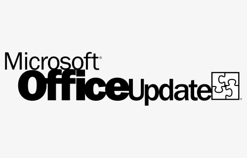 Microsoft Office Update Logo Black And White - Parallel, HD Png Download, Free Download