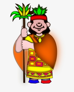 Native American Guy Clipart - Incas Cartoon, HD Png Download, Free Download