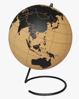 Cork Globe Png Image Hd - Black Globe With Pins, Transparent Png, Free Download