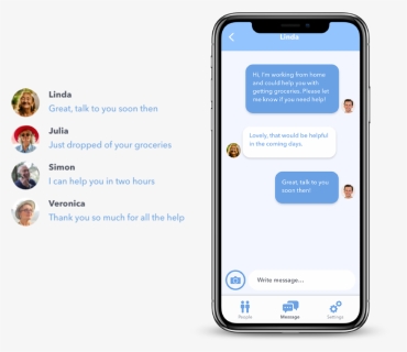 Chat - Smartphone, HD Png Download, Free Download