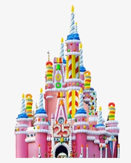 Transparent Disney Castle Silhouette Png - Disneyland Paris Castle Cake, Png Download, Free Download