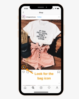 How To Spot An Instagram Shoppable Post - Iphone, HD Png Download, Free Download