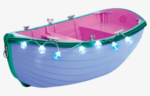 Row Your Boat Set Boat With Lights - Our Generation Doll Boat, HD Png Download, Free Download