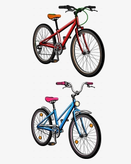 2 City Bicycles - Mountain Bike, HD Png Download, Free Download