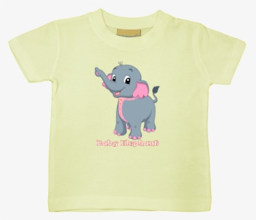Baby Elephant Baby/ Toddler T-shirt - Hippopotamus, HD Png Download, Free Download
