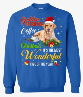 Golden Retriever Coffee Wonderful Christmas Sweatshirt - Surgical Ugly Christmas Sweater, HD Png Download, Free Download