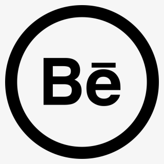 Behance Logo In Circular Social Interface Button - Creative Commons, HD Png Download, Free Download