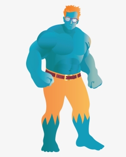 The Superhero Lawyer Turns Into The Hulk On The “dark” - Cartoon, HD Png Download, Free Download