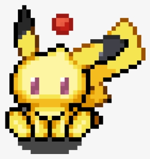 Pikachu Chao - Sonic Chao Pixel Art, HD Png Download, Free Download