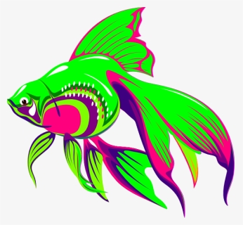 Transparent Gold Fish Png - Gif Animation Fish Gif Png, Png Download, Free Download